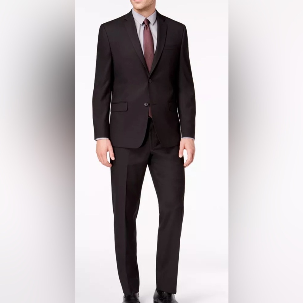 Marc New York Black Single-Breasted Men's Suit Jacket